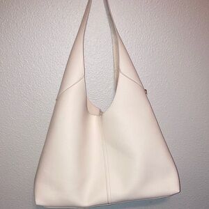 Elegant White Faux Leather Tote Bag from Target